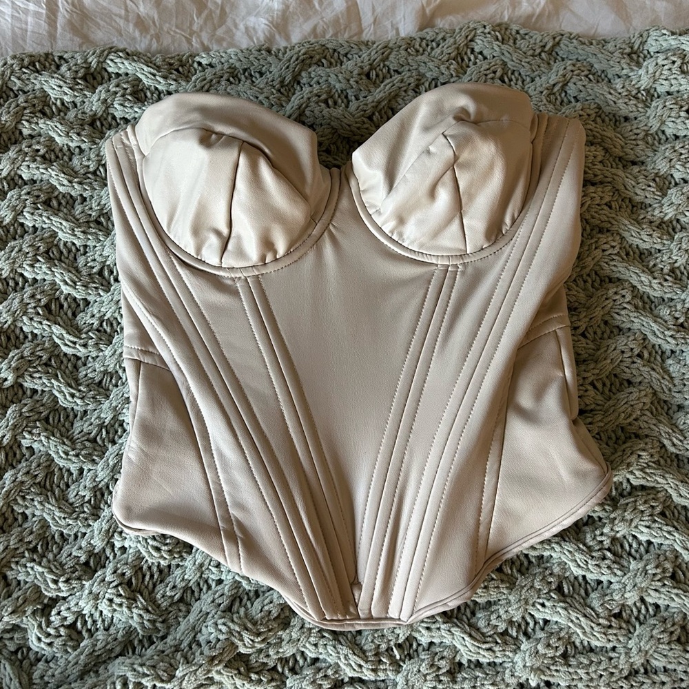 Cream Corset Top